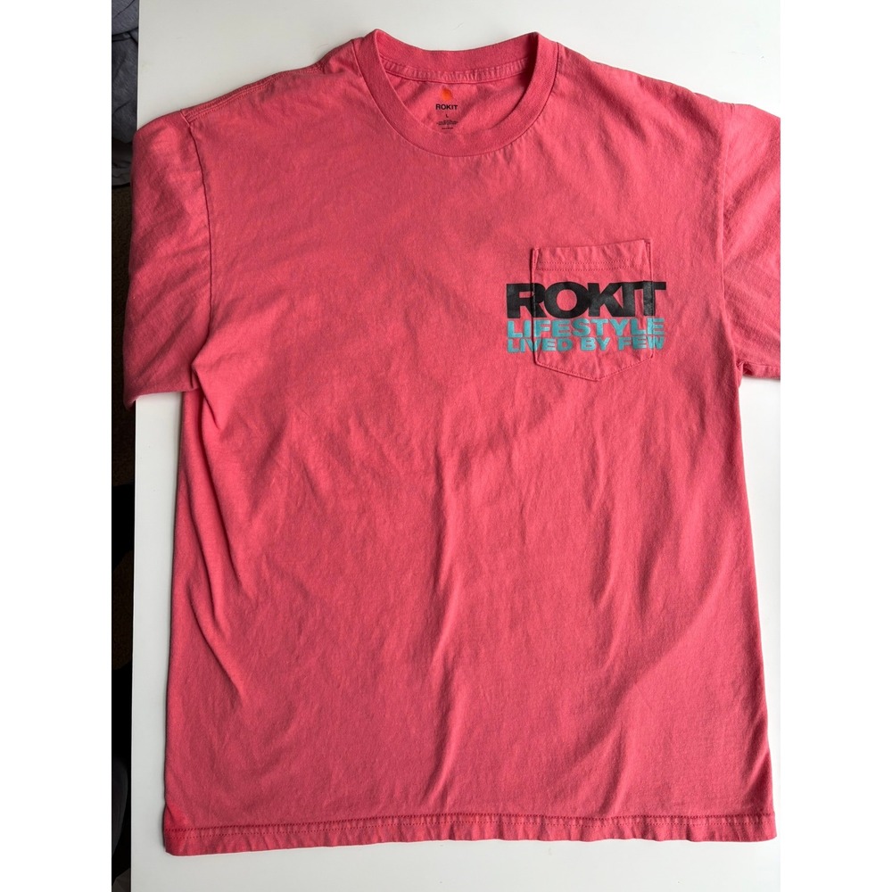 ROKIT Lifestyle Lived By Few Graphic Print T Shirt Men's Large‎